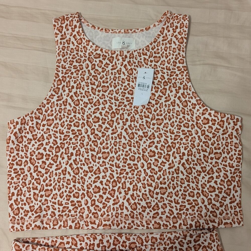 Lou & Grey Leopard Halter Top